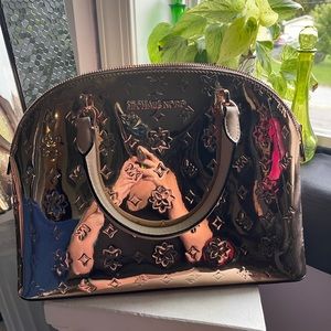 MICHAEL Michael Kors rose gold dome purse with wristlet wallet.